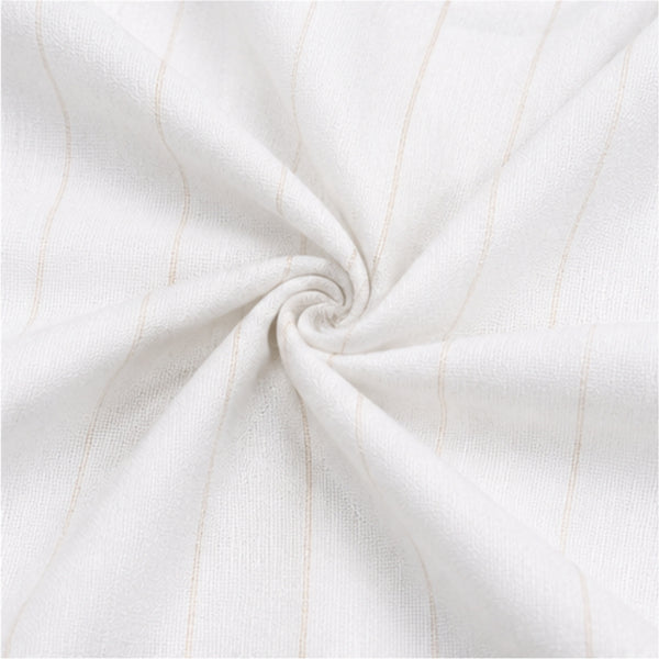 Off White Textured Unstitched Shirt Fabric