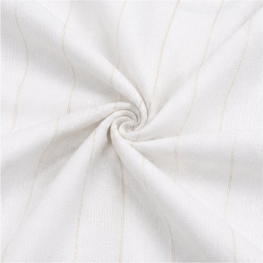 Off White Textured Unstitched Shirt Fabric