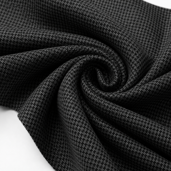 Black Micro-Houndstooth Premium Trouser Fabric
