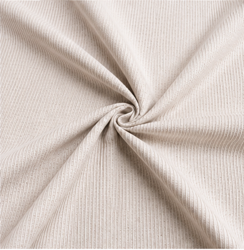 Oatmeal Latte Stripe Shirt Fabric
