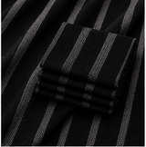 Black & White Stripe  Shirt Fabric