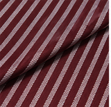 Maroon & White Twill Striped Premium Unstitched Shirt Fabric