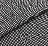Black & White Micro Check Premium Unstitched Shirt Fabric