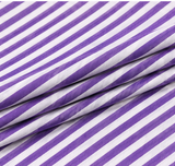 Purple & White Vertical Striped Premium Unstitched Shirt Fabric