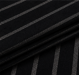 Black & White Stripe  Shirt Fabric