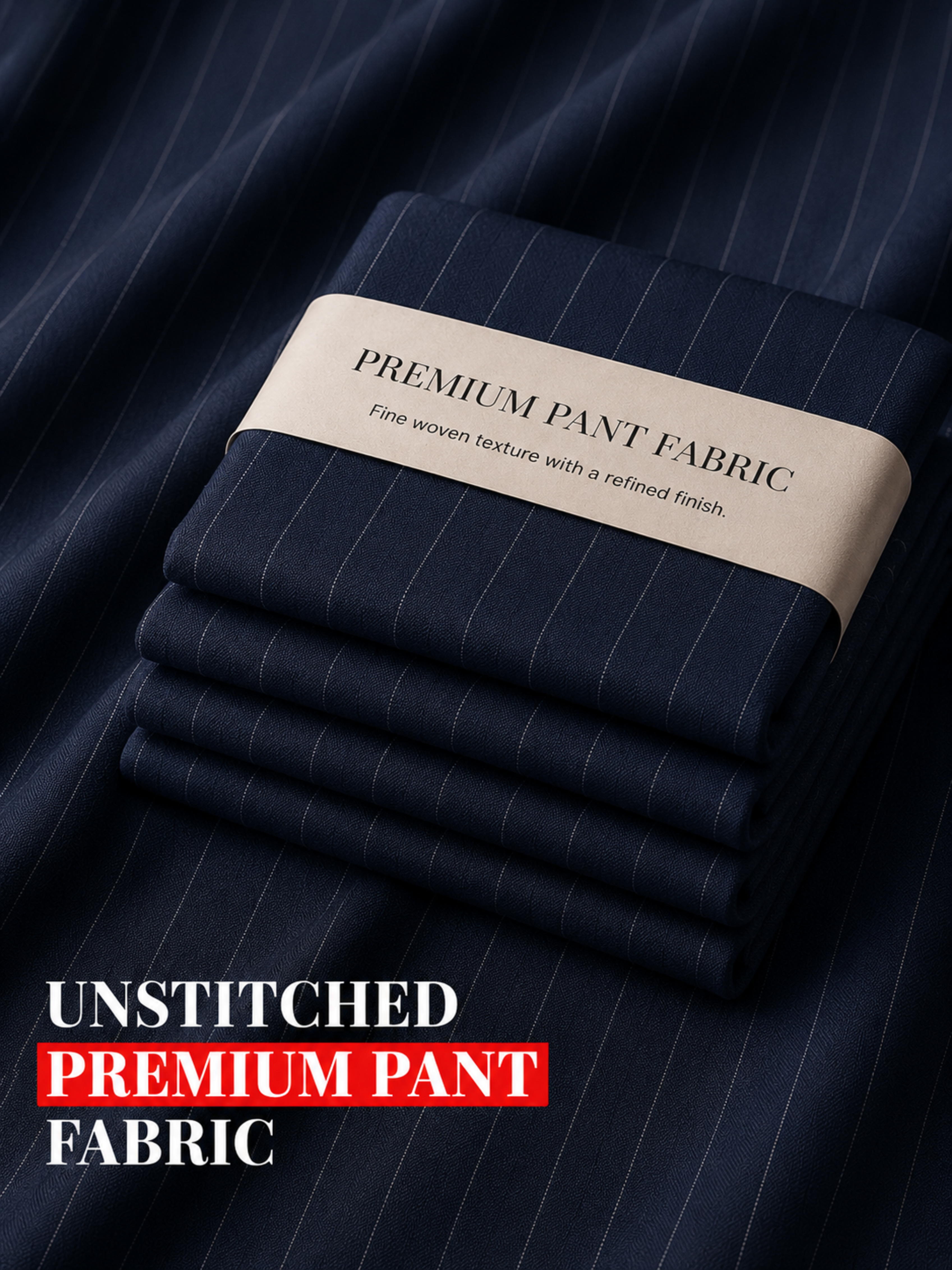 Navy Blue Pant Fabric