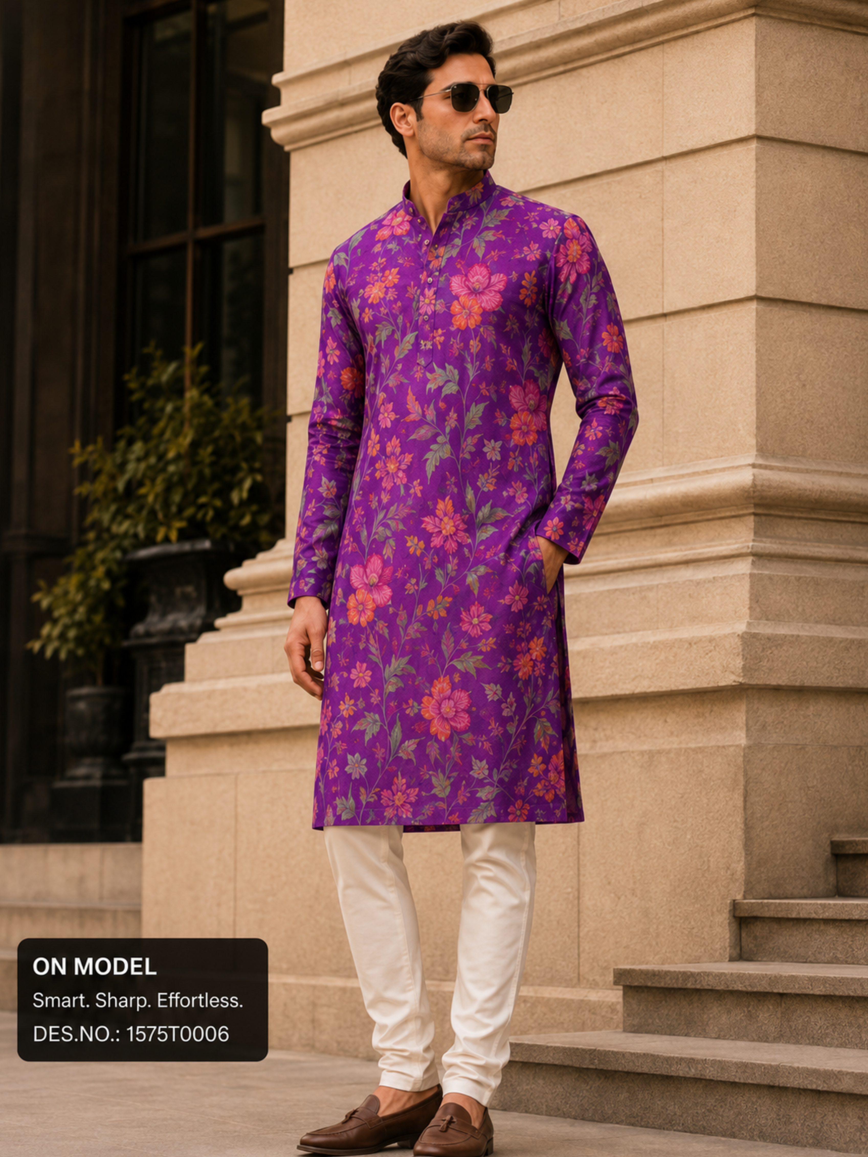 Floral Unstitched Kurta Fabric