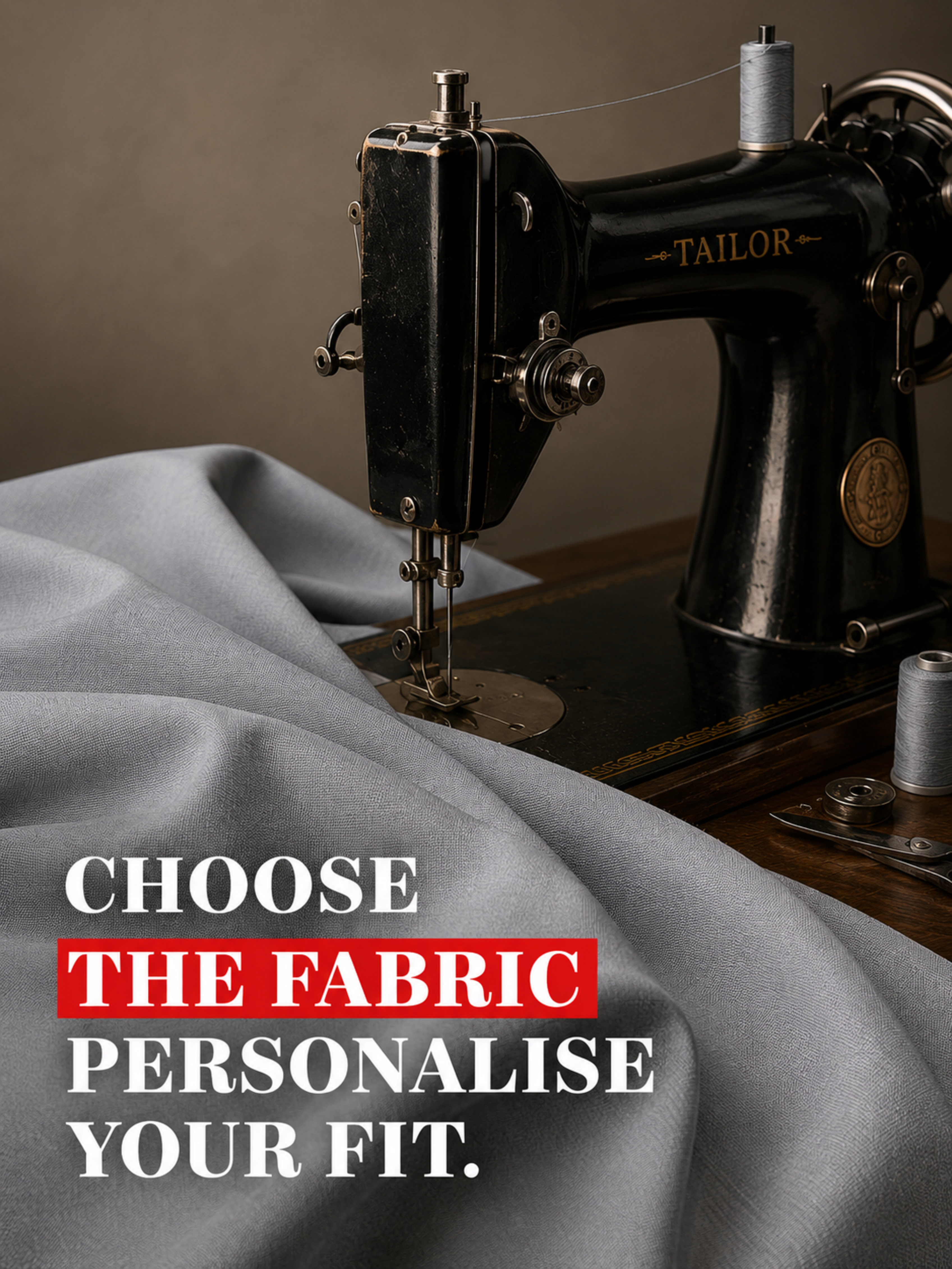 Refined Grey Trouser Fabric