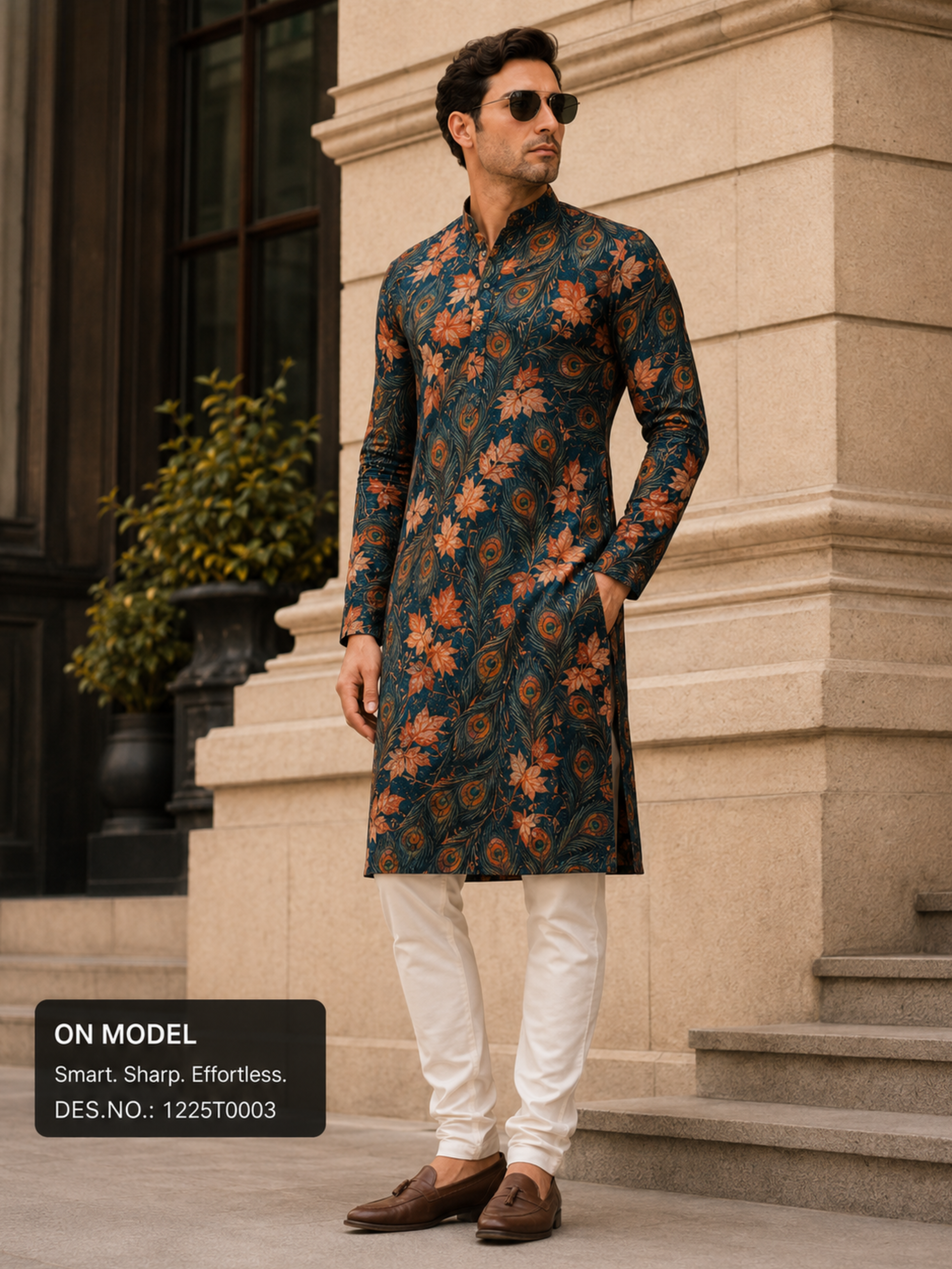 Multicolor Unstitched Kurta Fabric