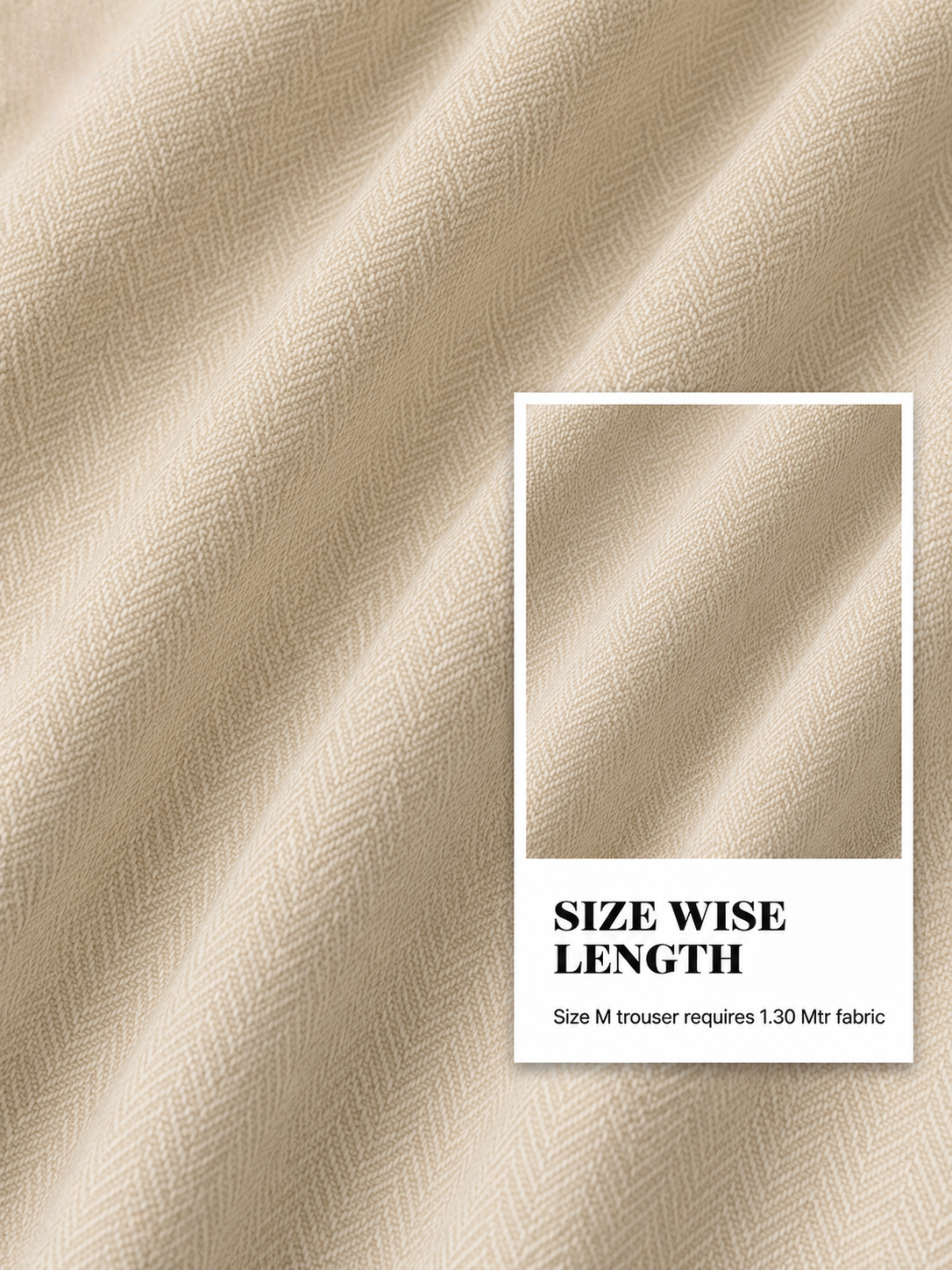 Sand Beige Trouser Fabric