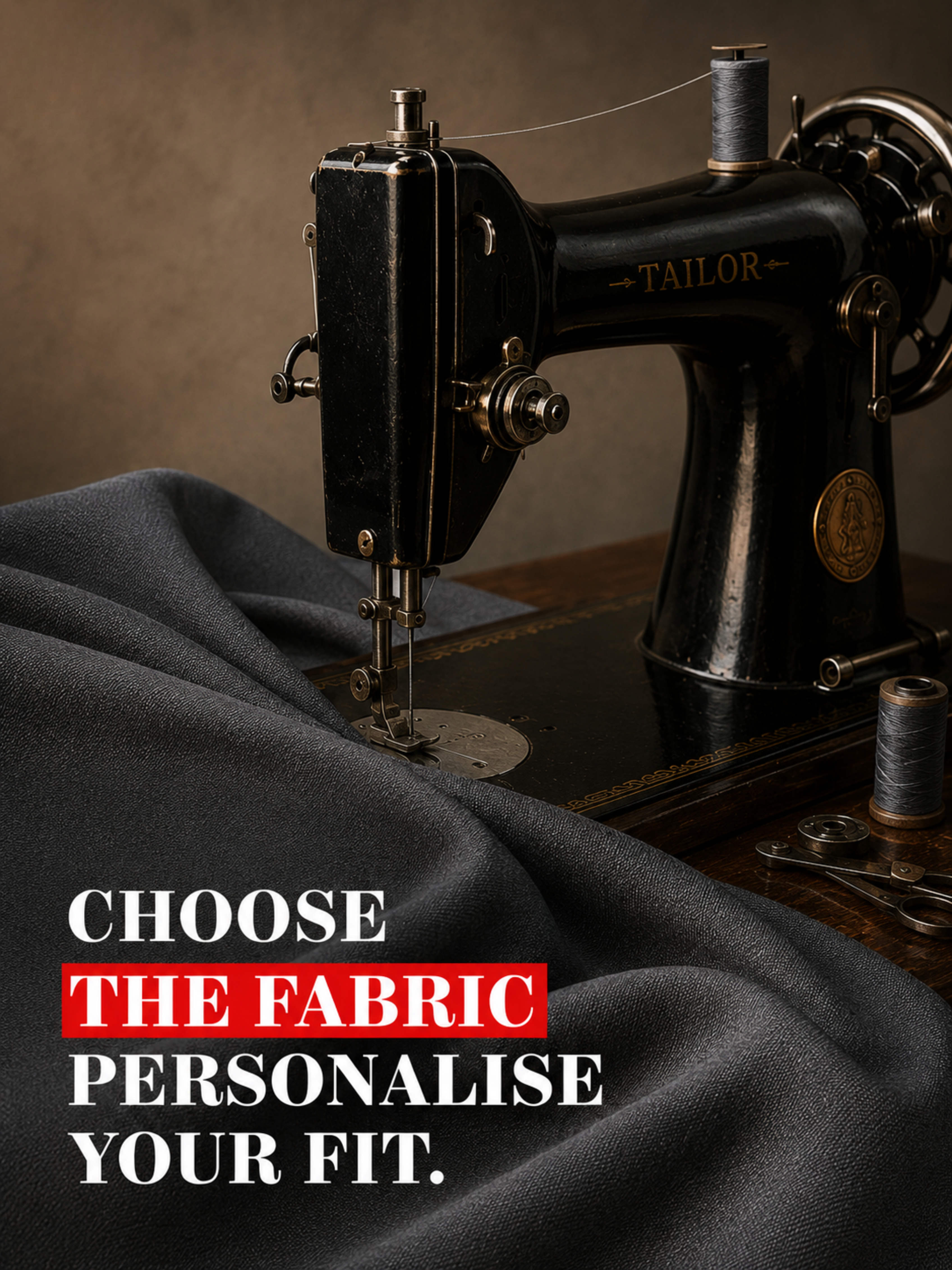 Refined Dark Grey  Trouser Fabric