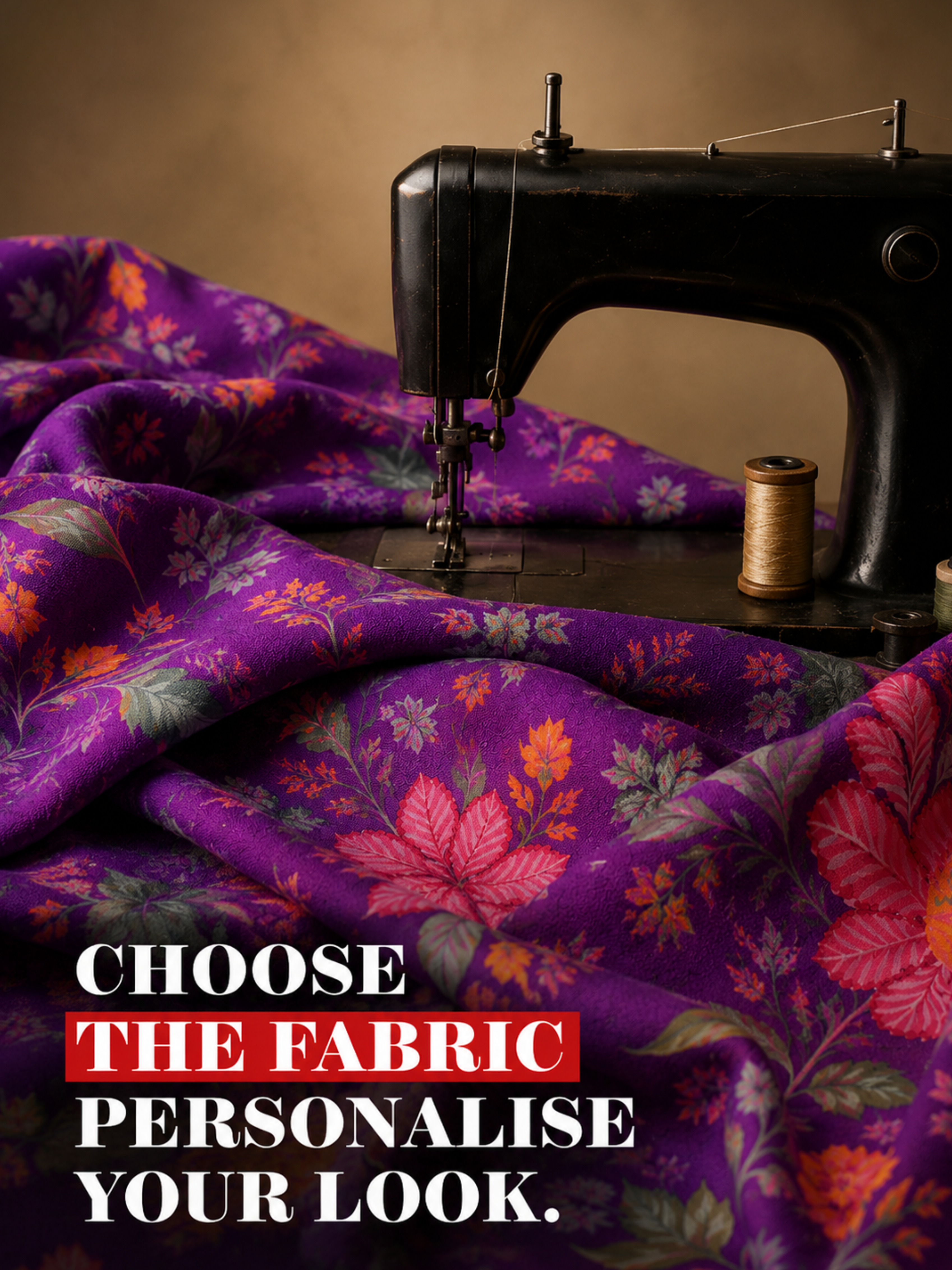 Floral Unstitched Kurta Fabric