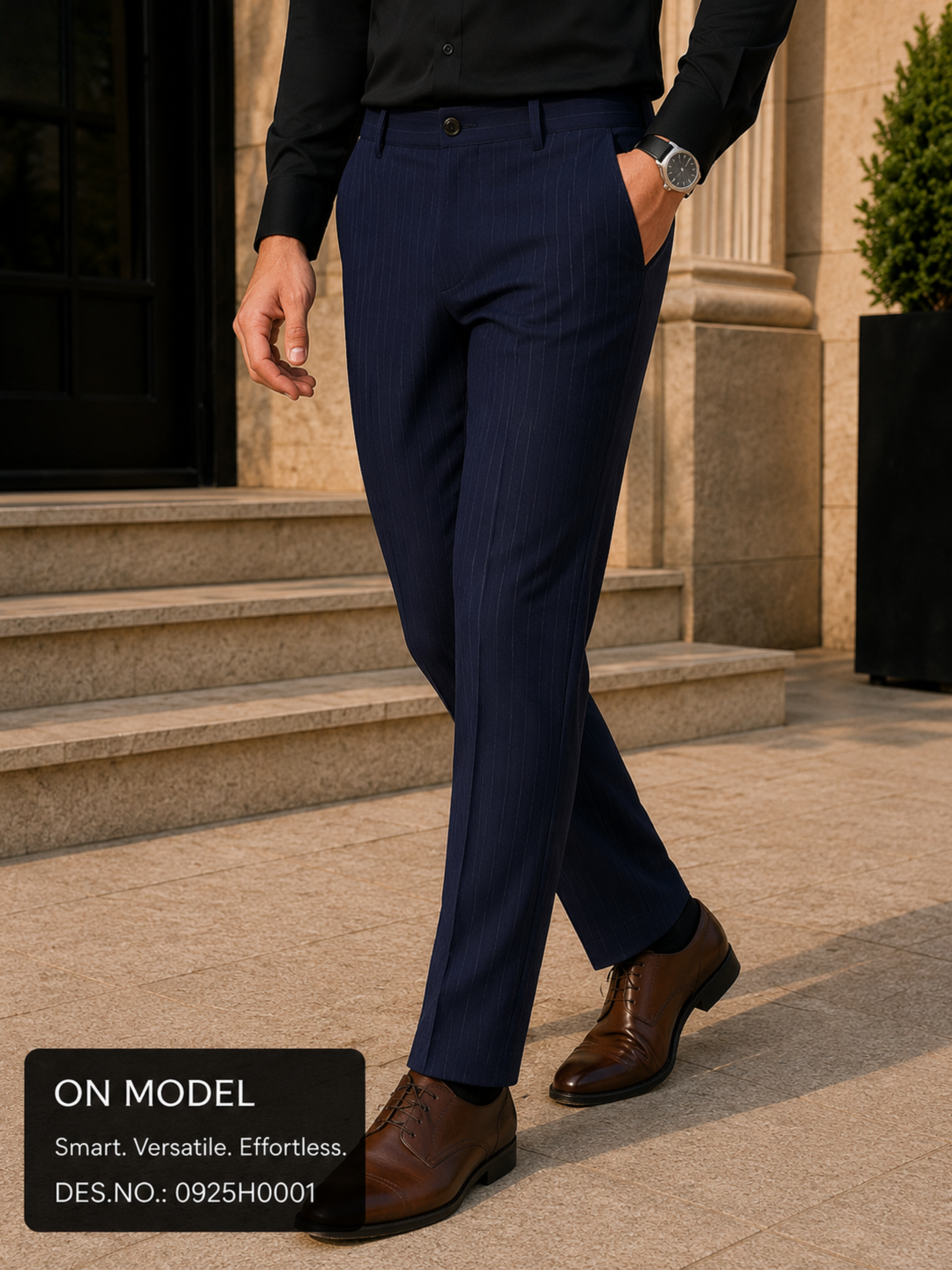 Navy Blue Pant Fabric
