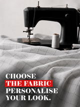 White Subtle Check Shirt Fabric