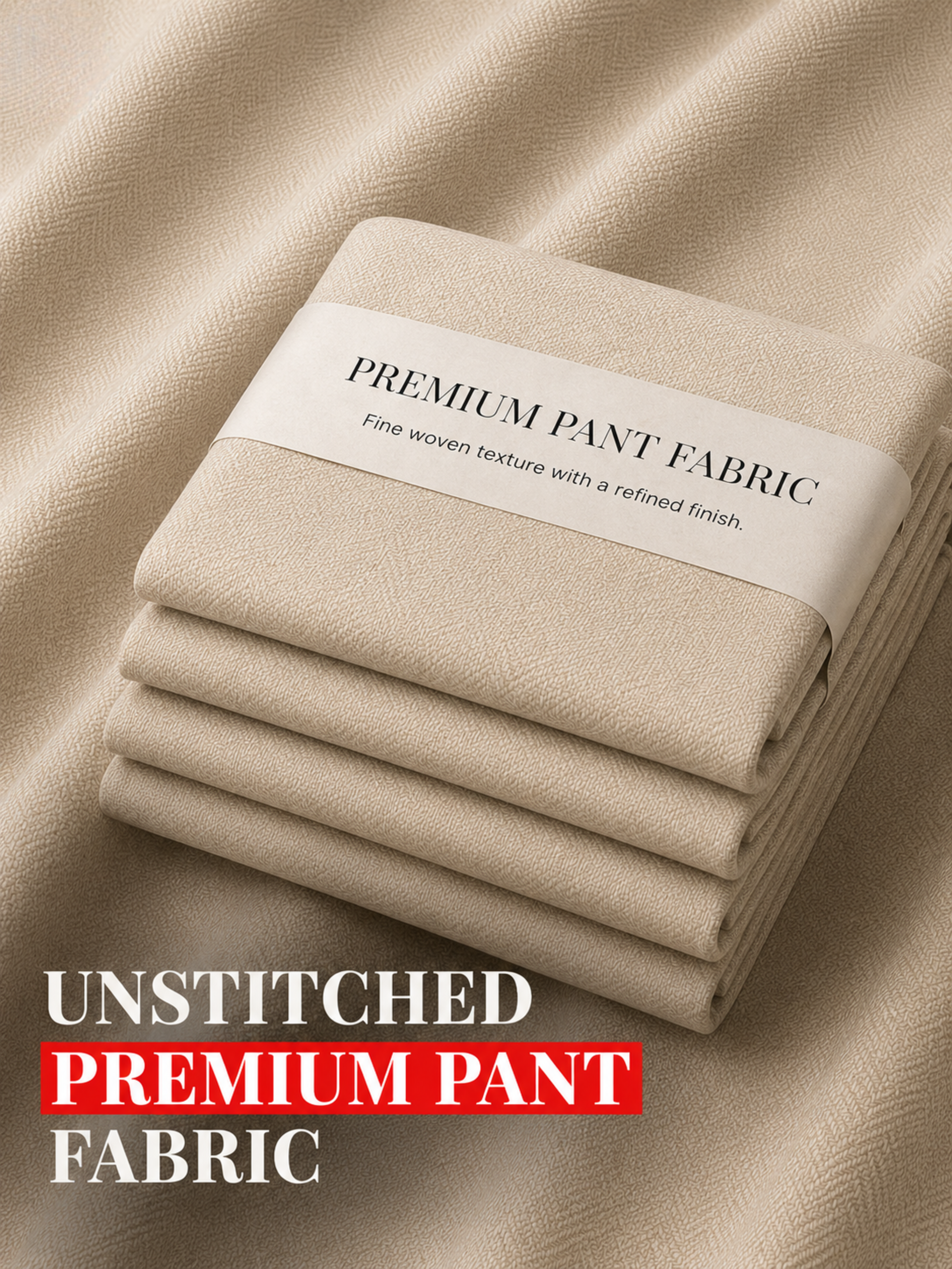 Sand Beige Trouser Fabric