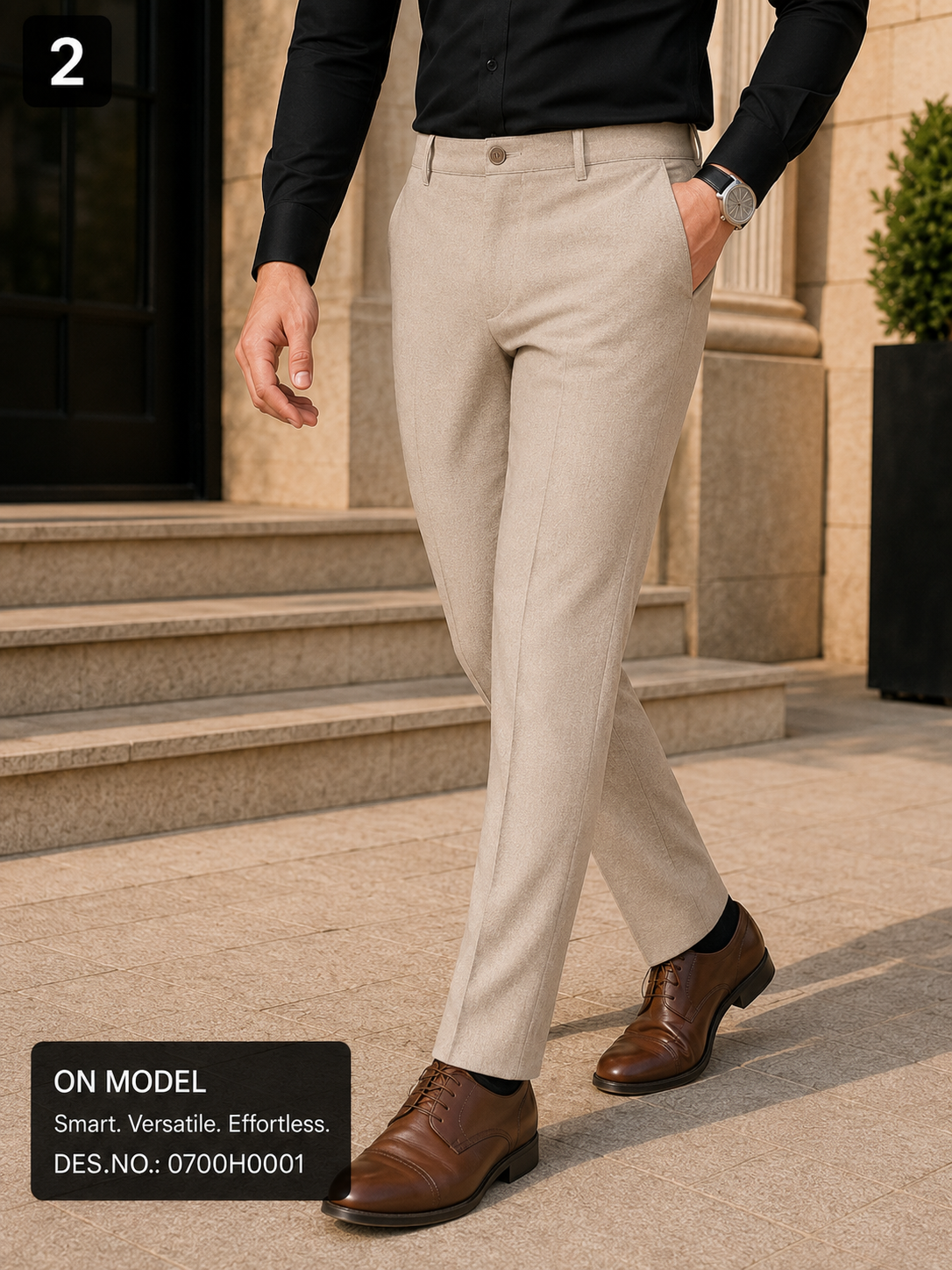 Sand Beige Trouser Fabric