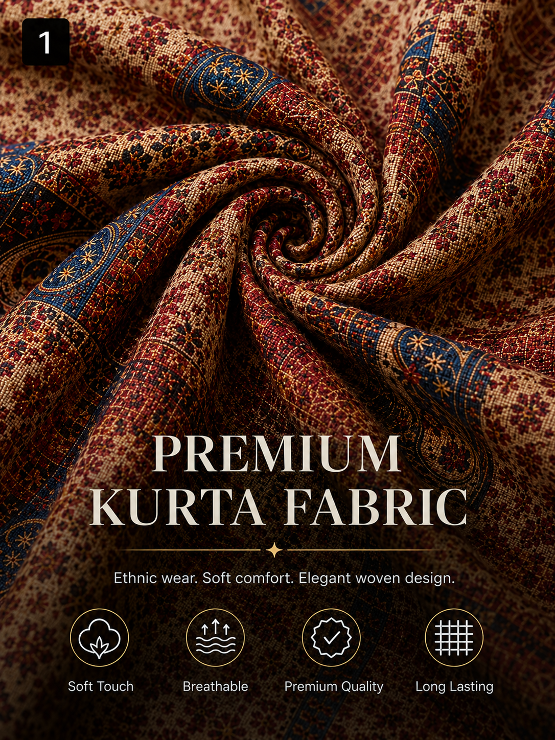 Kurta Fabric Traditional Wear Material