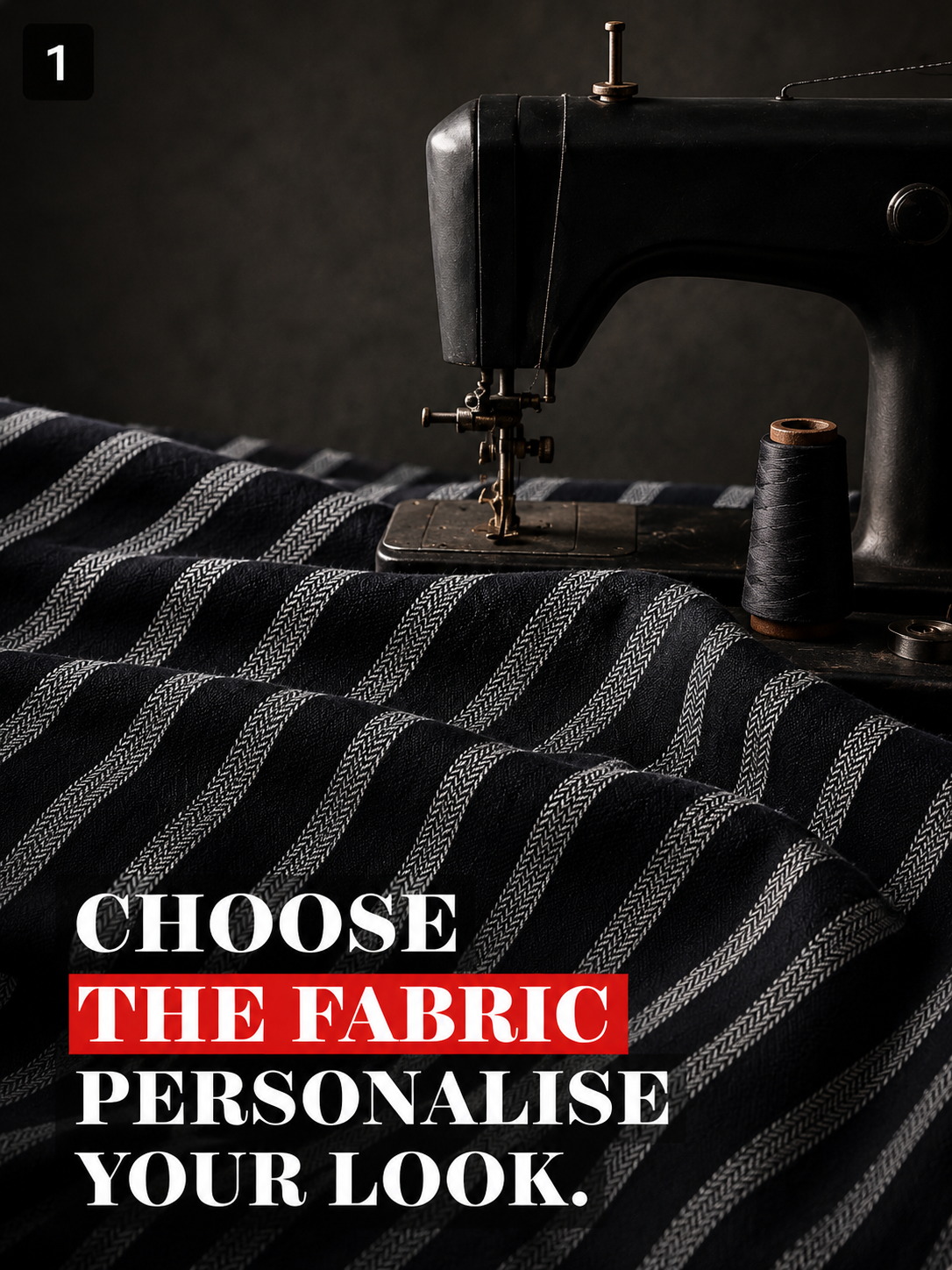 Black & White Stripe  Shirt Fabric