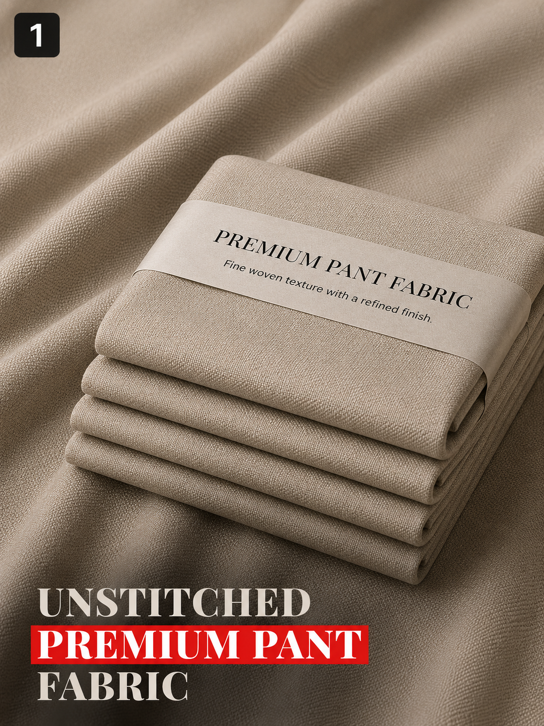 Sand Beige Trouser Fabric