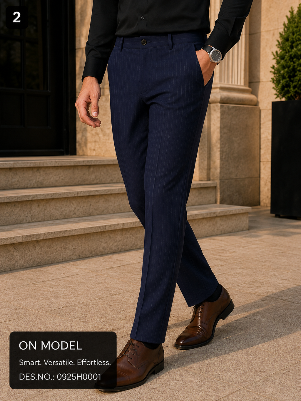 Navy Blue Pant Fabric