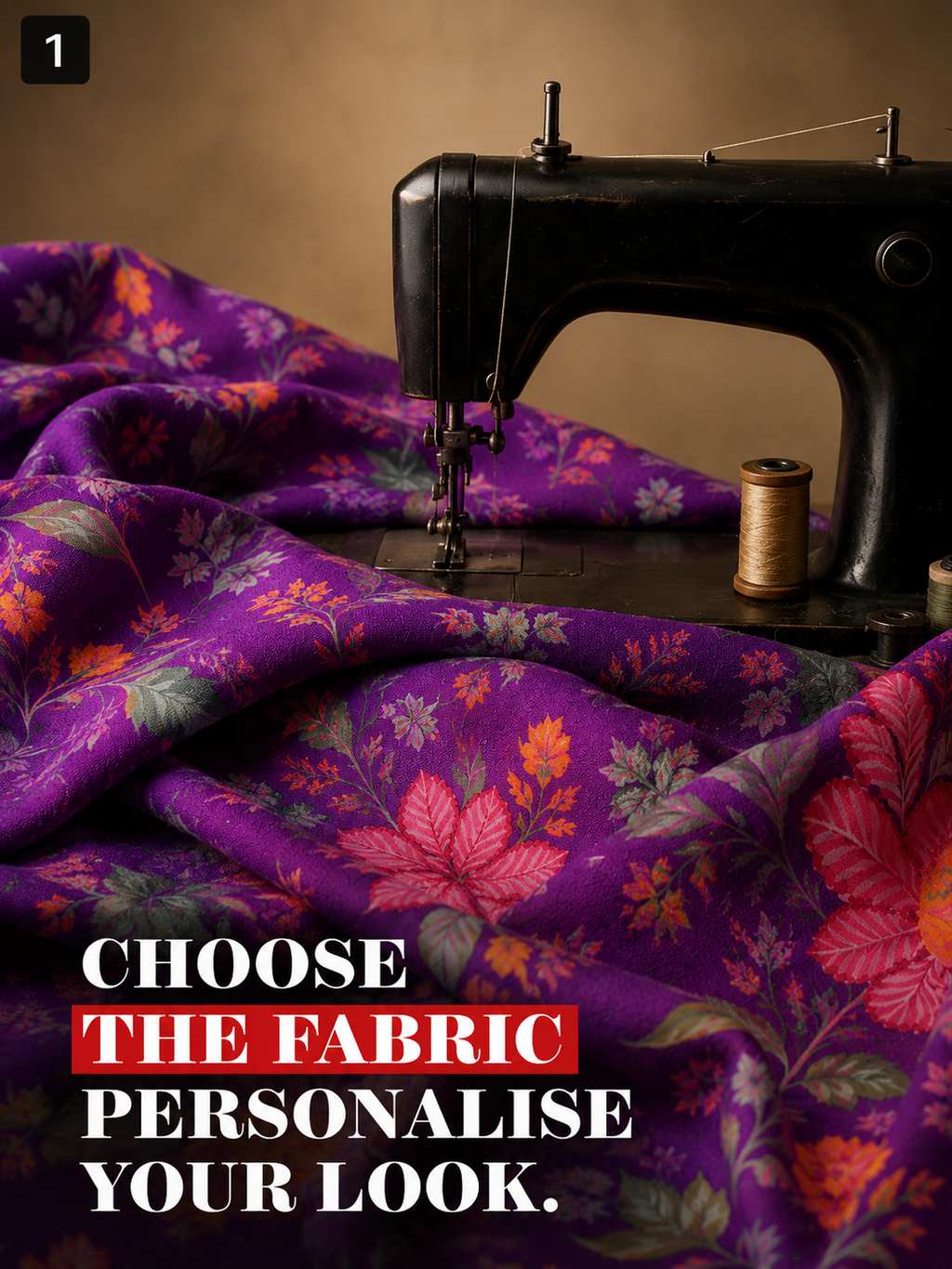 Floral Unstitched Kurta Fabric
