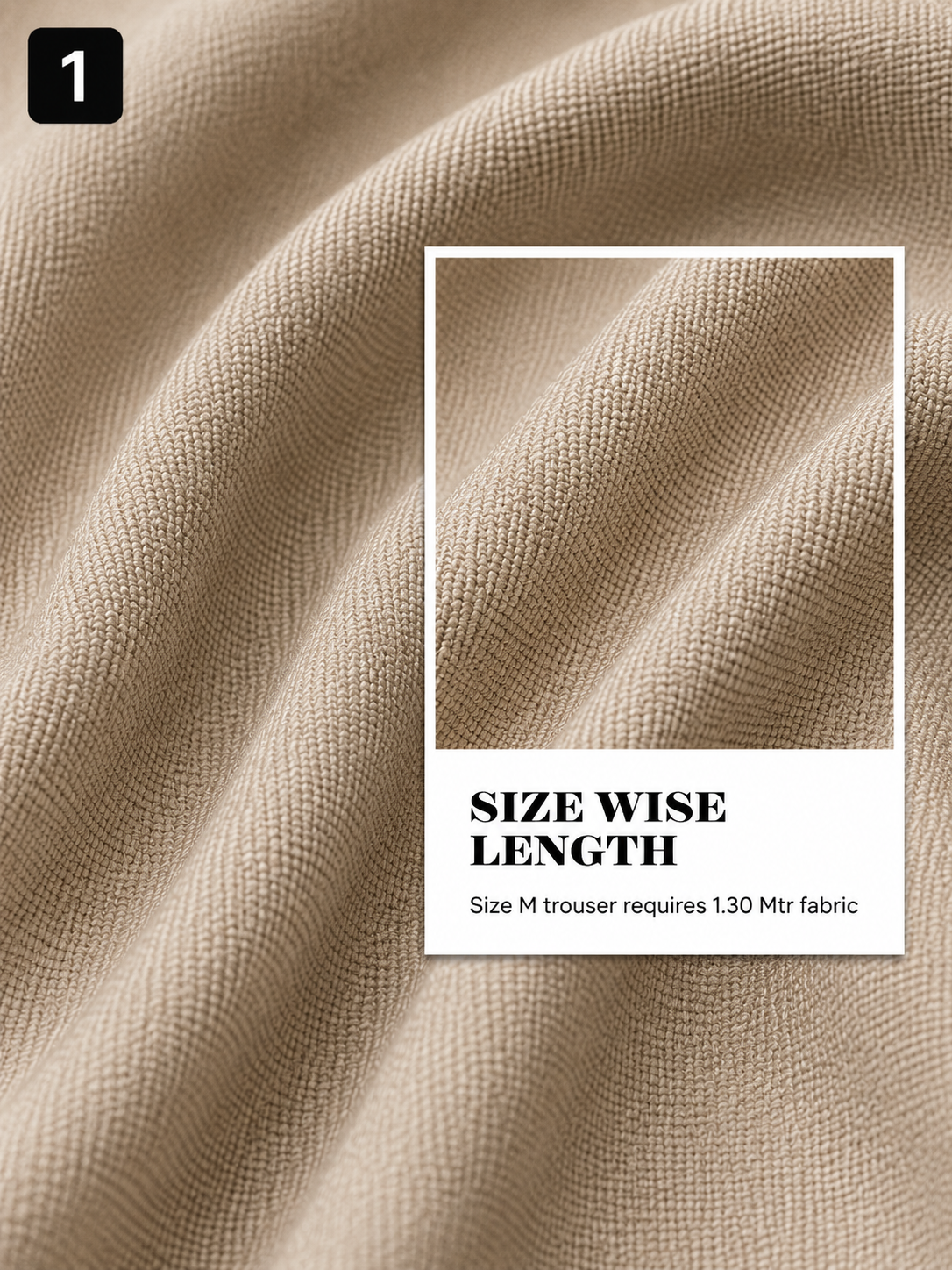 Sand Beige Trouser Fabric