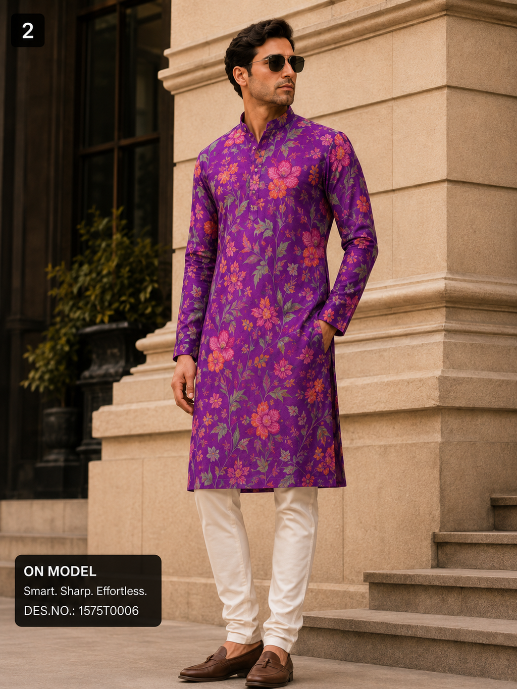 Floral Unstitched Kurta Fabric