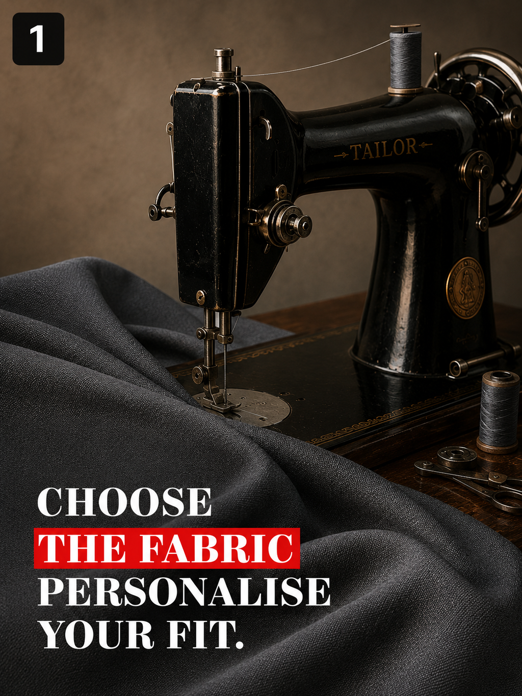 Refined Dark Grey  Trouser Fabric