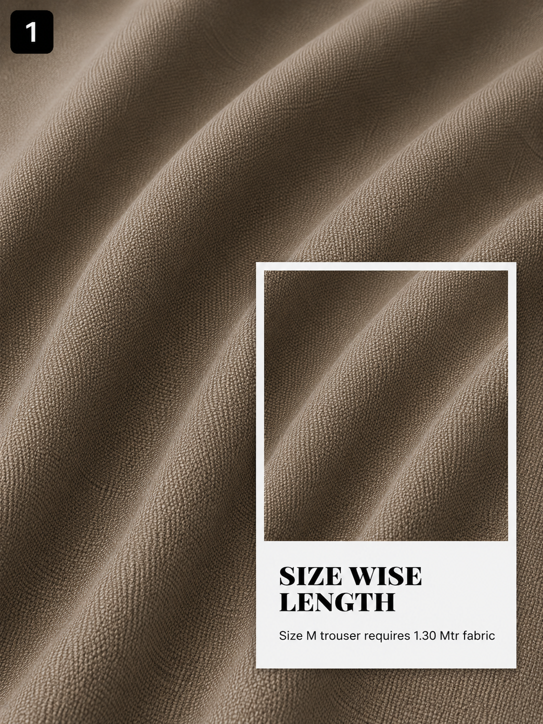 Refined Beige Trouser Fabric