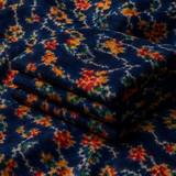 Blue Multicolor Unstitched Kurta Fabric