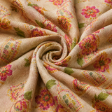 Ivory Paisley Unstitched Kurta Fabric