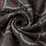 Grey Blue Printed Unstitched Kurta Fabric