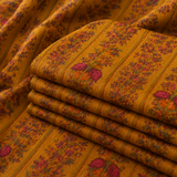 Floral  Yellow Unstitched Kurta Fabric –