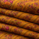 Floral  Yellow Unstitched Kurta Fabric –