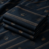 Navy blue Unstitched Kurta Fabric