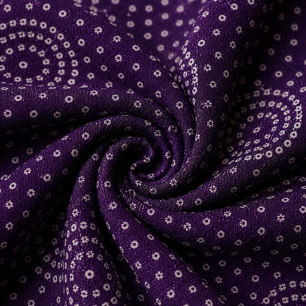Purple Printed Unstitched Kurta Fabric