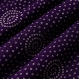 Purple Printed Unstitched Kurta Fabric