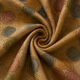 Beige Gold Embroidered Kurta Fabric
