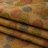 Beige Gold Embroidered Kurta Fabric