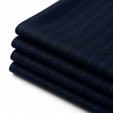 Navy Textured Finish  Pant Fabric