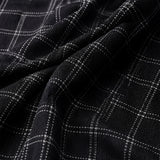 Black Check  Shirt Fabric