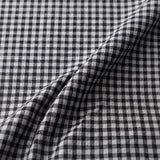 Black & White Micro Check Shirt Fabric