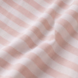 Blush Pink & White Vertical Striped Premium Unstitched Shirt Fabric