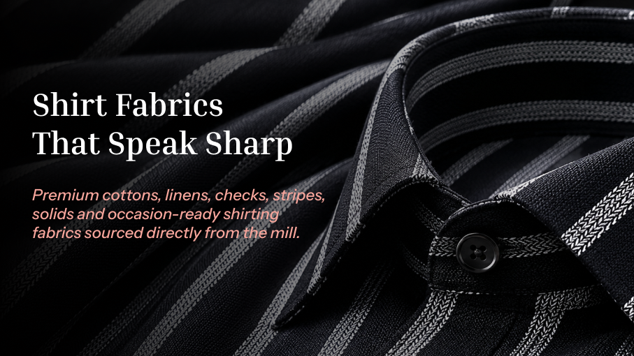 Shirt Fabrics That Speak Sharp