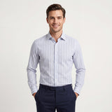 Light Blue Stripe  Shirt Fabric