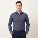 Black & White Micro Check Premium Unstitched Shirt Fabric | Cotton Blend Shirting Material
