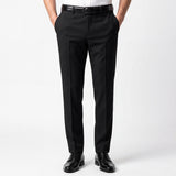 Charcoal Herringbone Pant Fabric