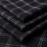 Black Check  Shirt Fabric