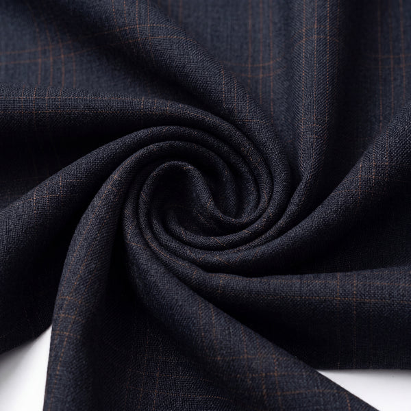 Charcoal Windowpane Premium Trouser Fabric
