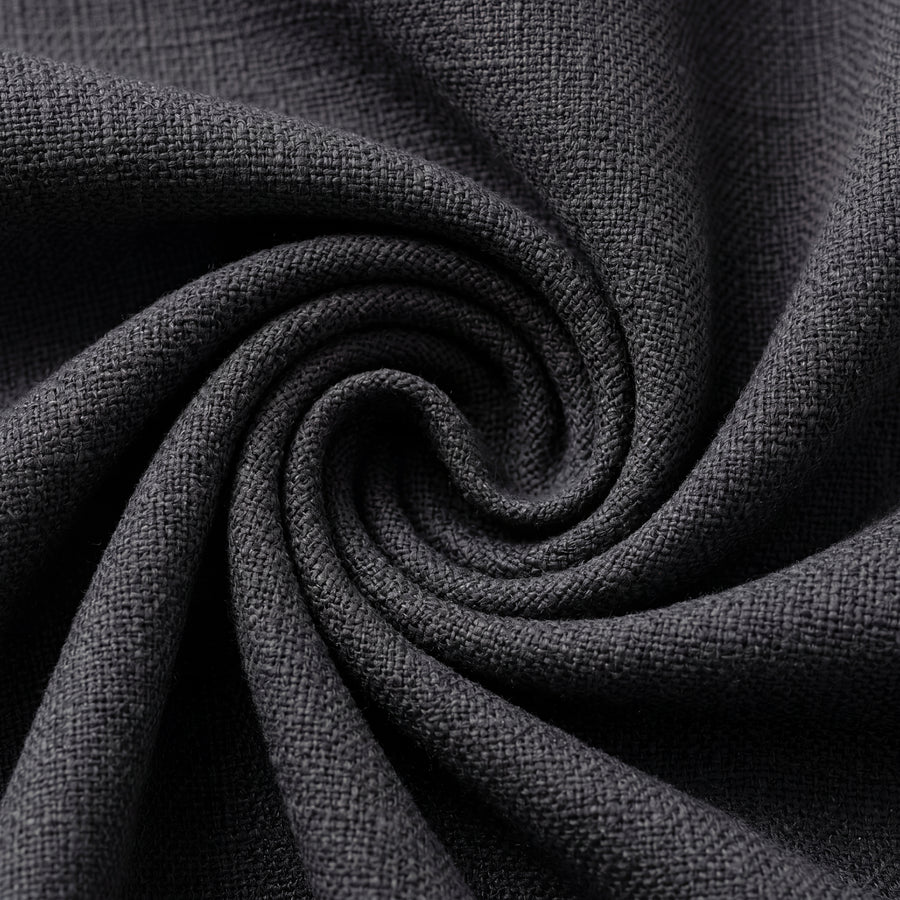 Black Micro-Checked Pant Fabric